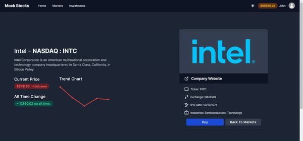 Real-Time Stock Market Simulator